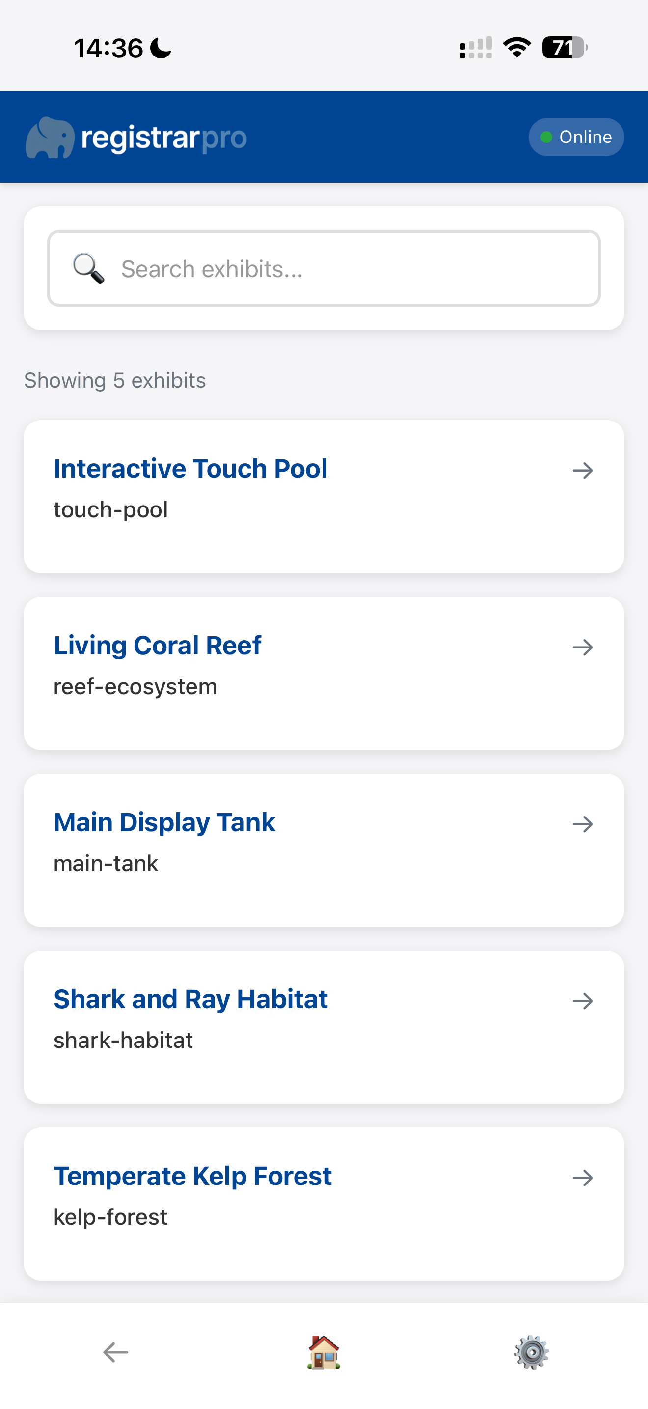 Snapshot Exhibit List